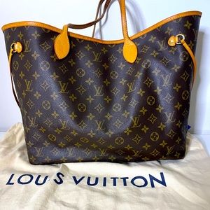 oversize never full Louis Vuitton bag